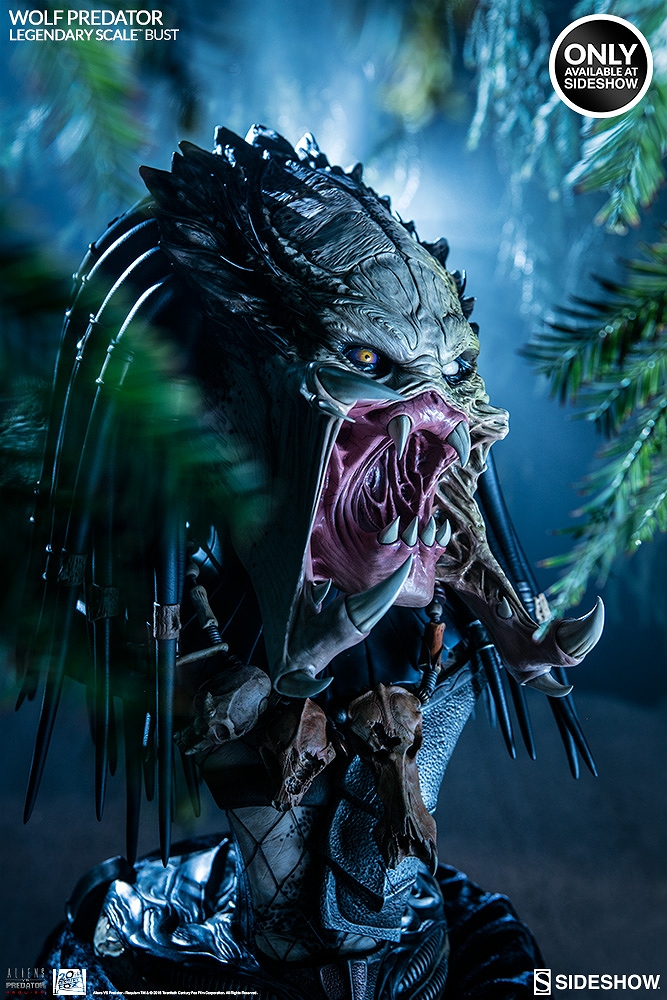AVP 2 Alien's vs Predator / Cleaner Wolf Predator Legendary Scale Bust