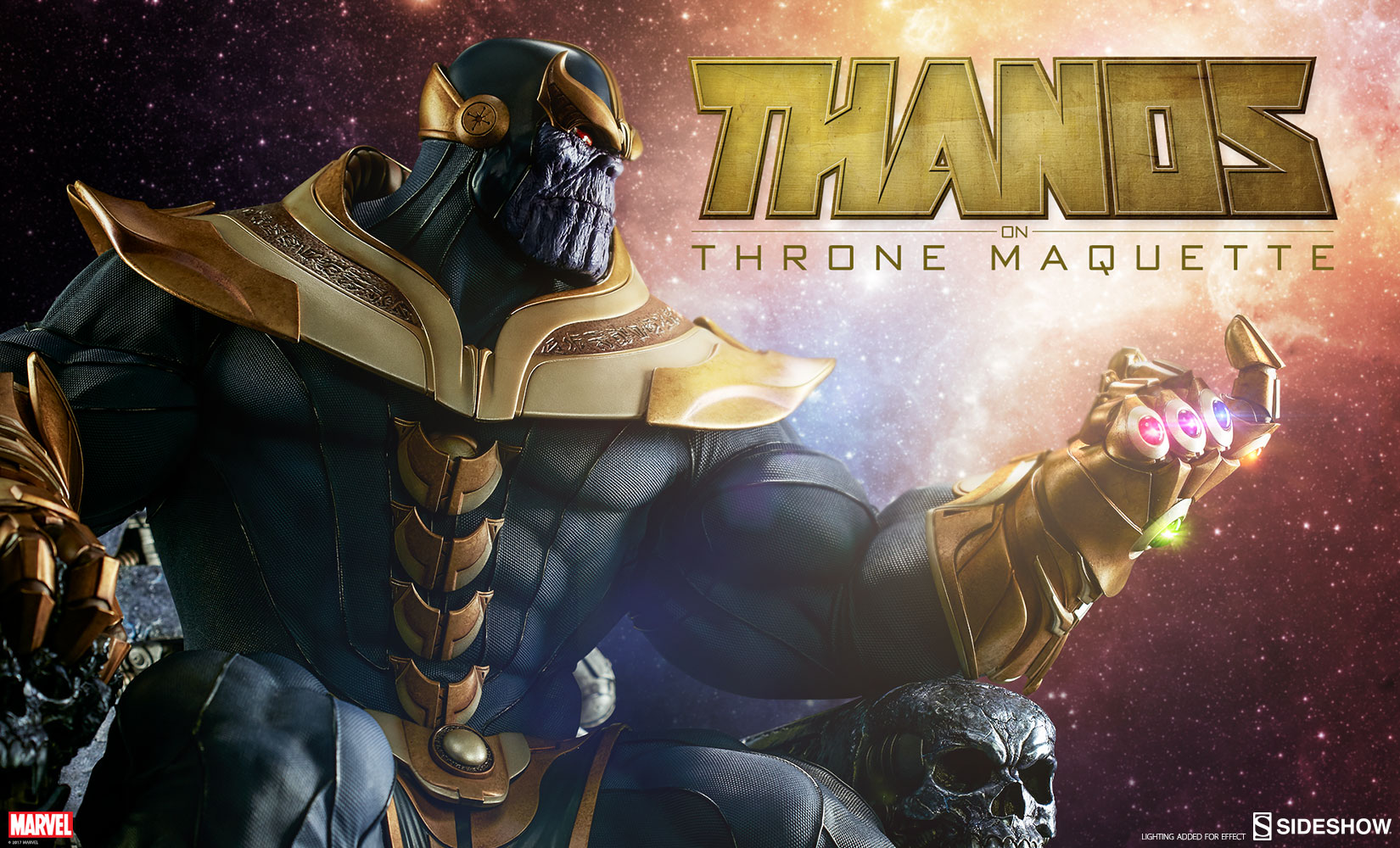 Thanos on Throne Maquette by Sideshow Collectibles