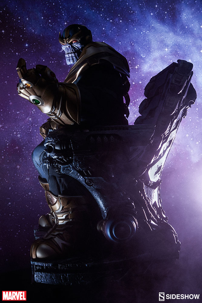Thanos on Throne Maquette by Sideshow Collectibles