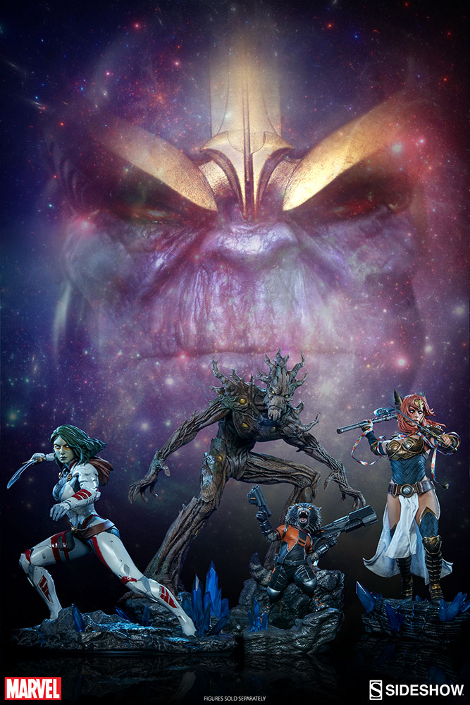 Thanos on Throne Maquette by Sideshow Collectibles