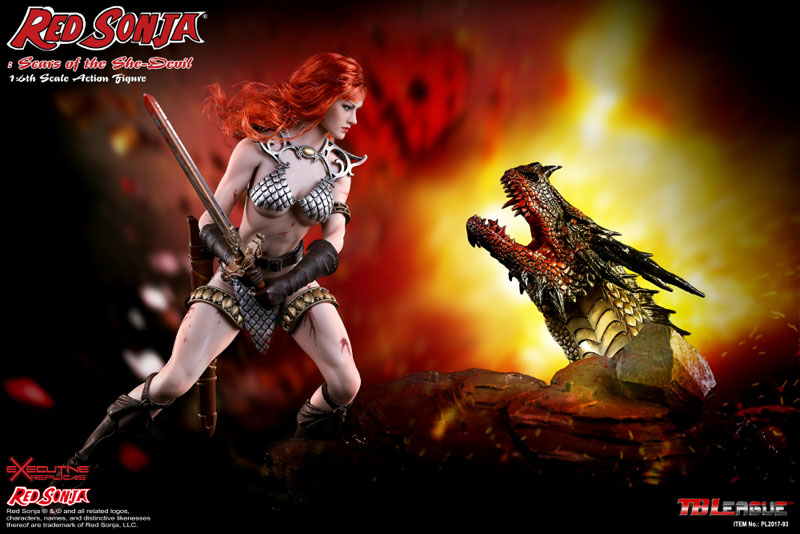 Red Sonja - Scars of the She-Devil Red Sonja 1/6 Action Figure