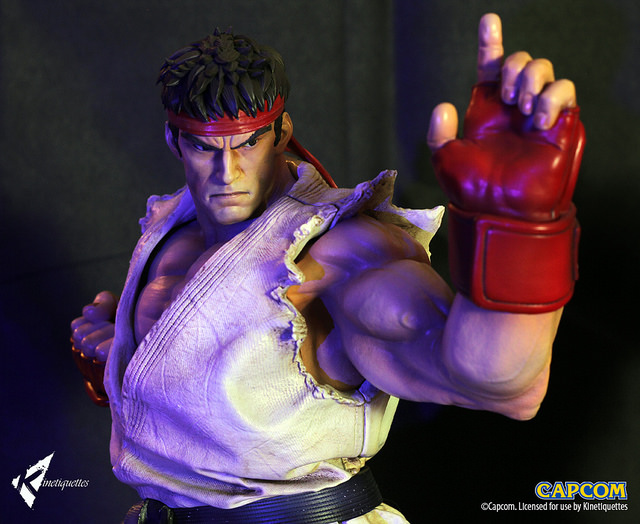 Ryu & Evil Ryu 1/4 ratio body statue!