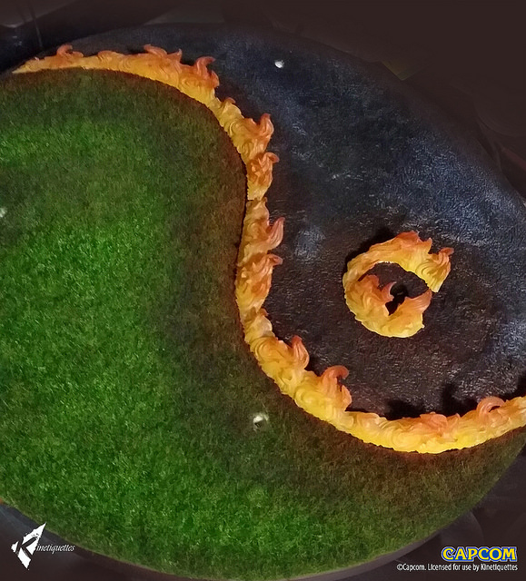 Ryu & Evil Ryu 1/4 ratio body statue!