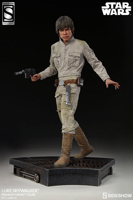 Luke Skywalker 1/4 ratio body statue works