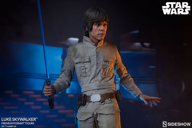 Luke Skywalker 1/4 ratio body statue works