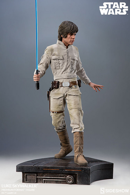 Luke Skywalker 1/4 ratio body statue works