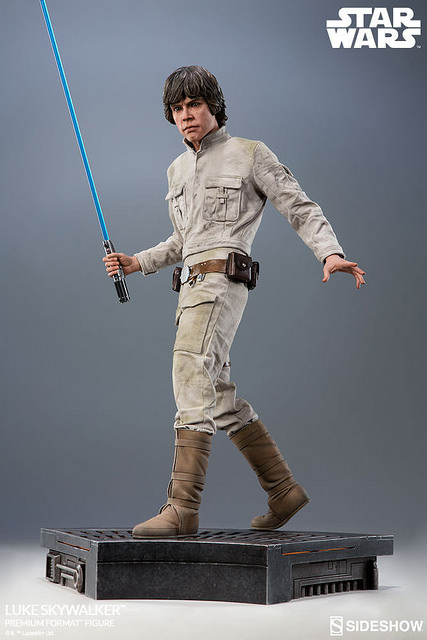 Luke Skywalker 1/4 ratio body statue works