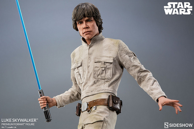 Luke Skywalker 1/4 ratio body statue works