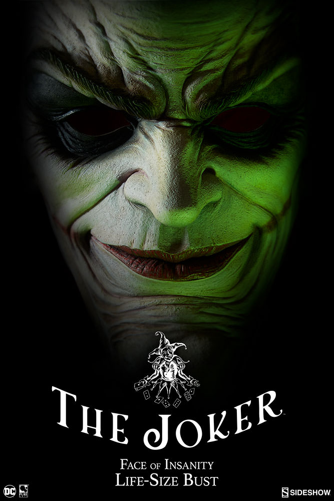 The Joker Life-Size Bust by Sideshow Collectibles