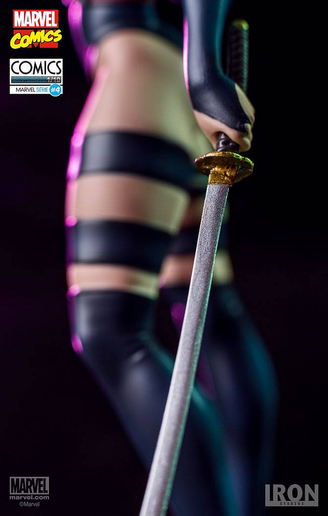IRON STUDIOS Marvel Comics Psylocke Art Scale 1/10 Statue