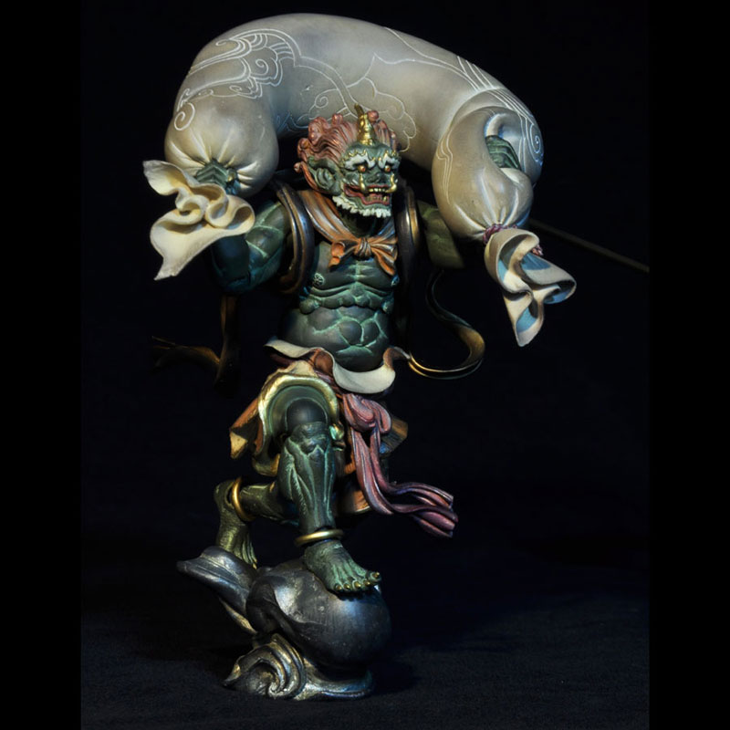 KT Project KT-EX04 Takeya Style Jizai Okimono Fuujin (Green)