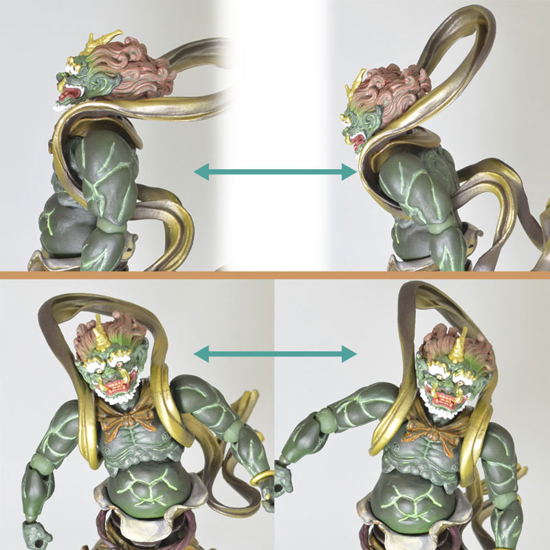 KT Project KT-EX04 Takeya Style Jizai Okimono Fuujin (Green)