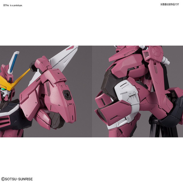 MG 1/100 ZGMF-X09A Justice Gundam Plastic Model from Mobile Suit Gundam SEED