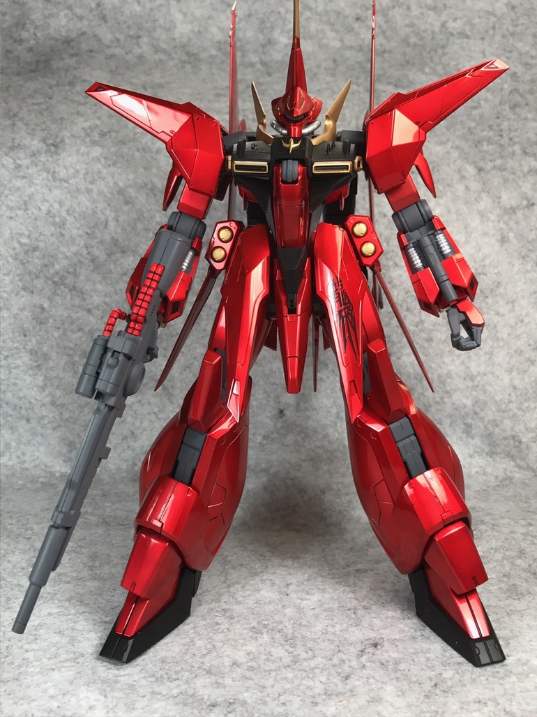 ลงสีเงางามกับ RE/100 AMX-107 Bawoo