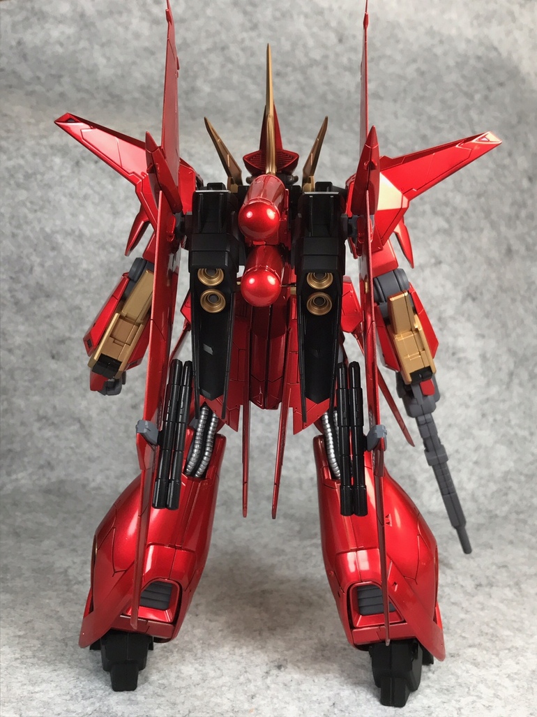 ลงสีเงางามกับ RE/100 AMX-107 Bawoo