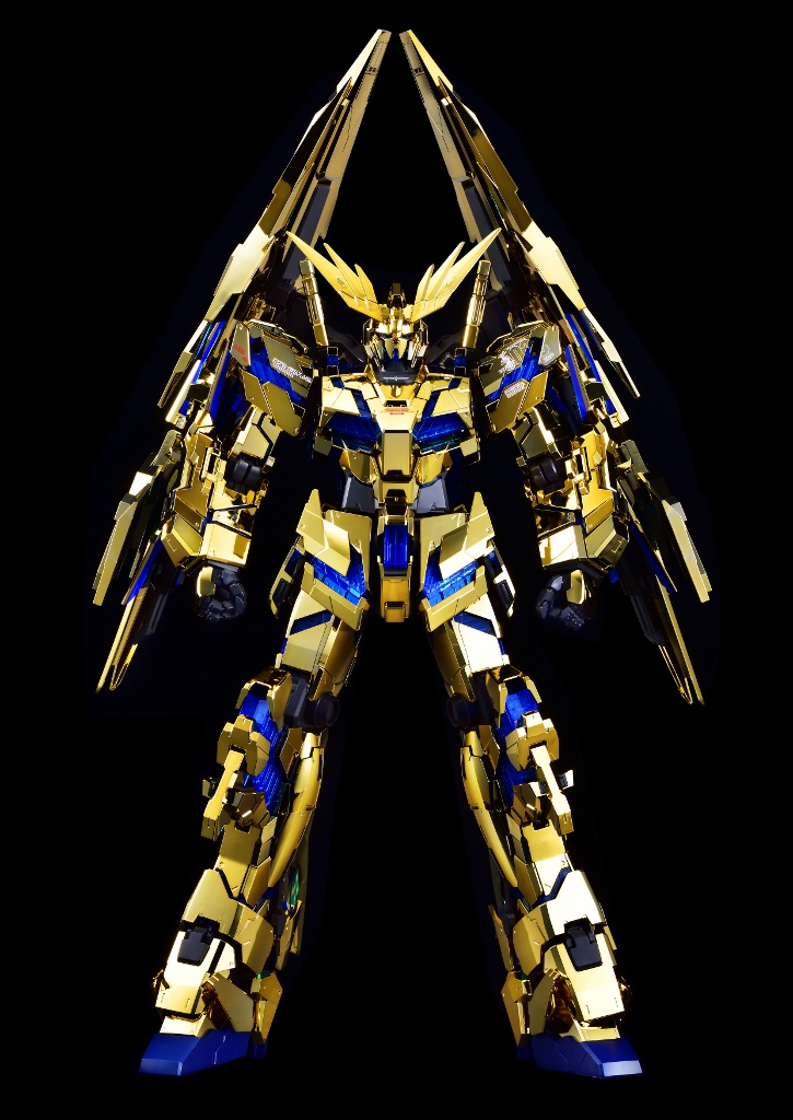 P-Bandai: PG 1/60 Unicorn Gundam ทองอร่ามทั้งตัว