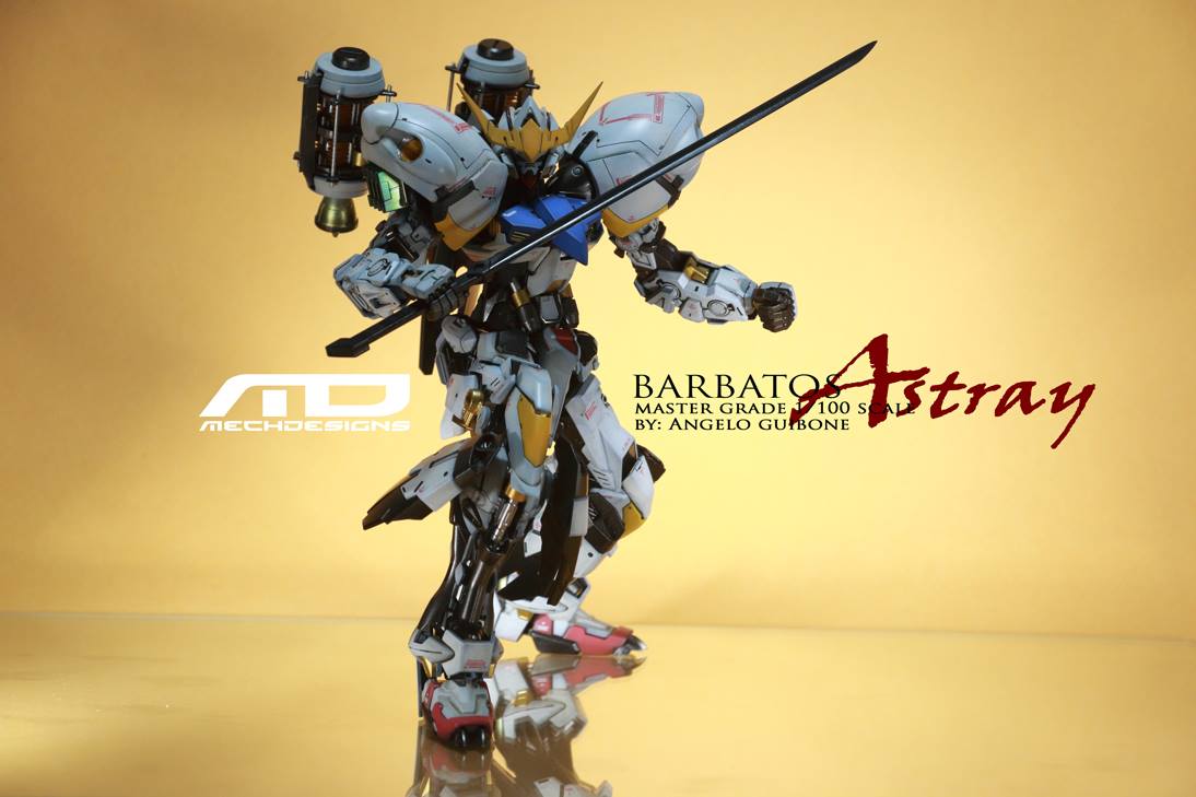 งาน custom: MG 1/100 Gundam Barbatos Astray Conversion