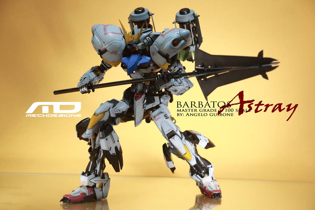 งาน custom: MG 1/100 Gundam Barbatos Astray Conversion