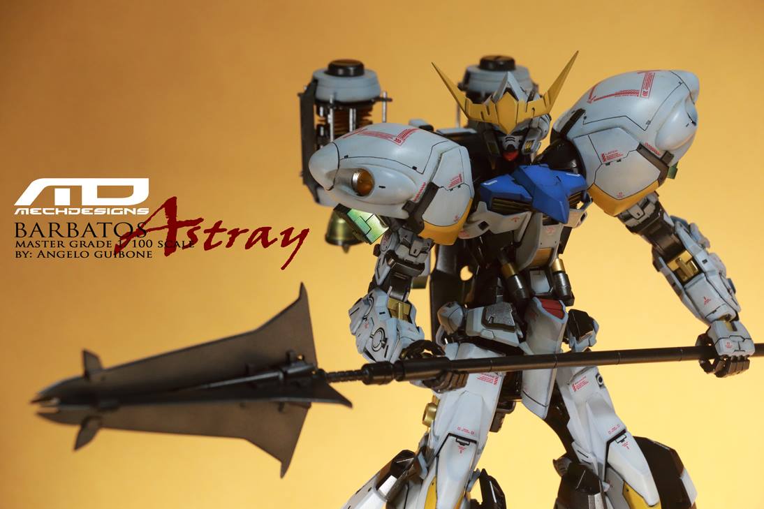 งาน custom: MG 1/100 Gundam Barbatos Astray Conversion