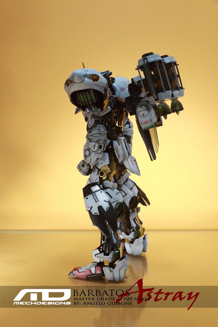 งาน custom: MG 1/100 Gundam Barbatos Astray Conversion