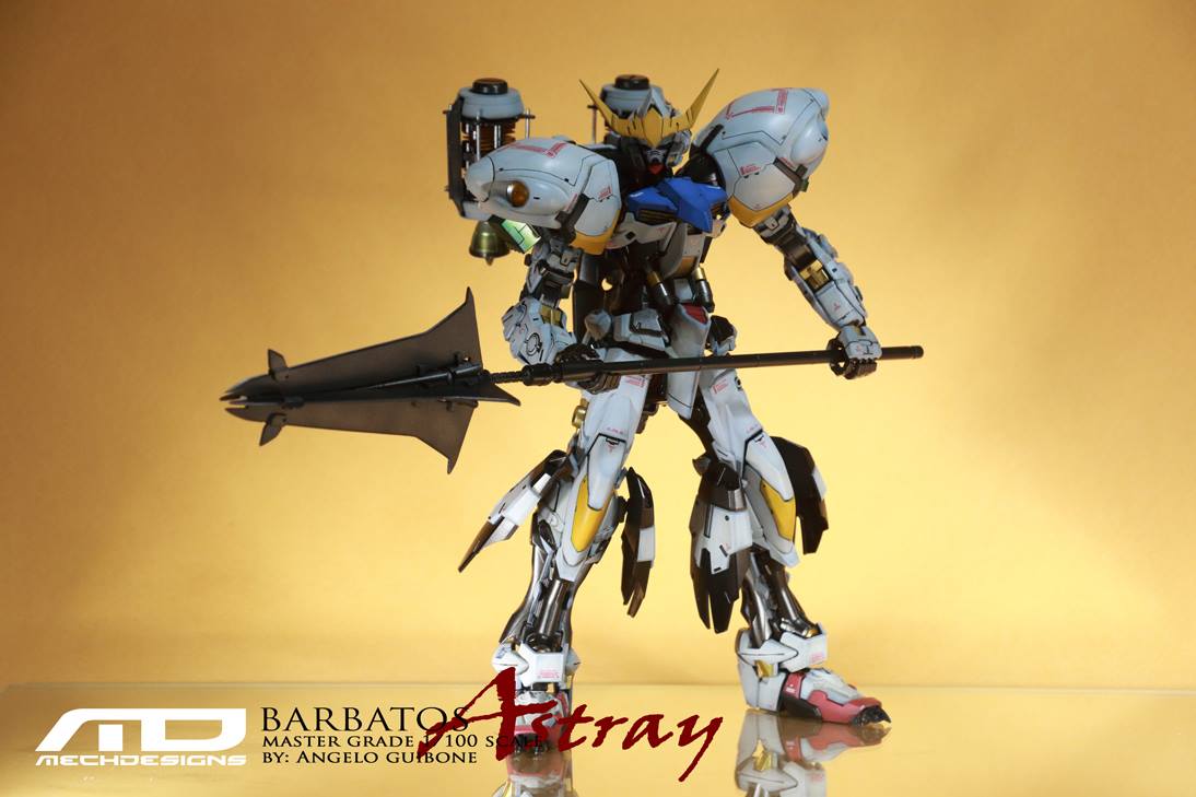 งาน custom: MG 1/100 Gundam Barbatos Astray Conversion
