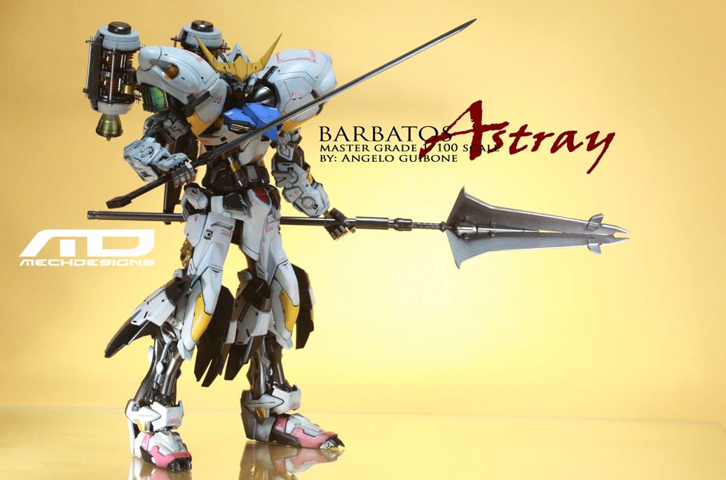 งาน custom: MG 1/100 Gundam Barbatos Astray Conversion