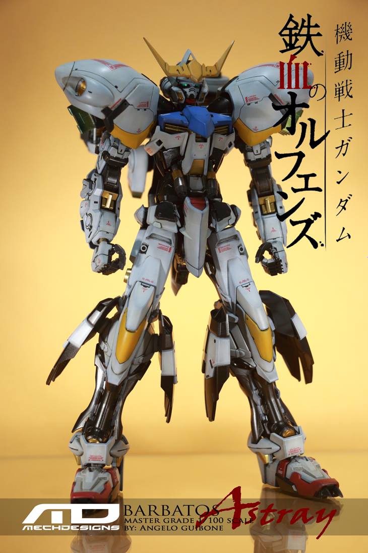 งาน custom: MG 1/100 Gundam Barbatos Astray Conversion