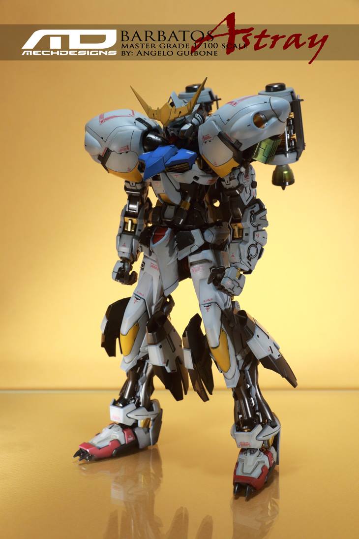 งาน custom: MG 1/100 Gundam Barbatos Astray Conversion