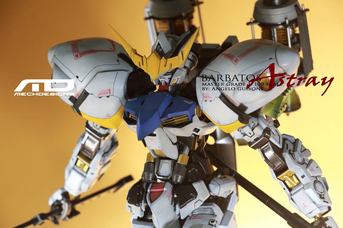 งาน custom: MG 1/100 Gundam Barbatos Astray Conversion
