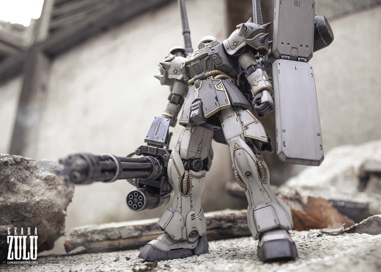 งาน custom: HGUC 1/144 Geara Zulu [Angelo Sauper]