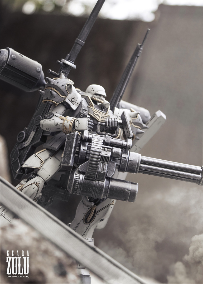 งาน custom: HGUC 1/144 Geara Zulu [Angelo Sauper]