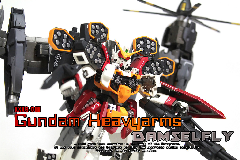 งาน custom : MG 1/100 Gundam Heavyarms [Damselfly]