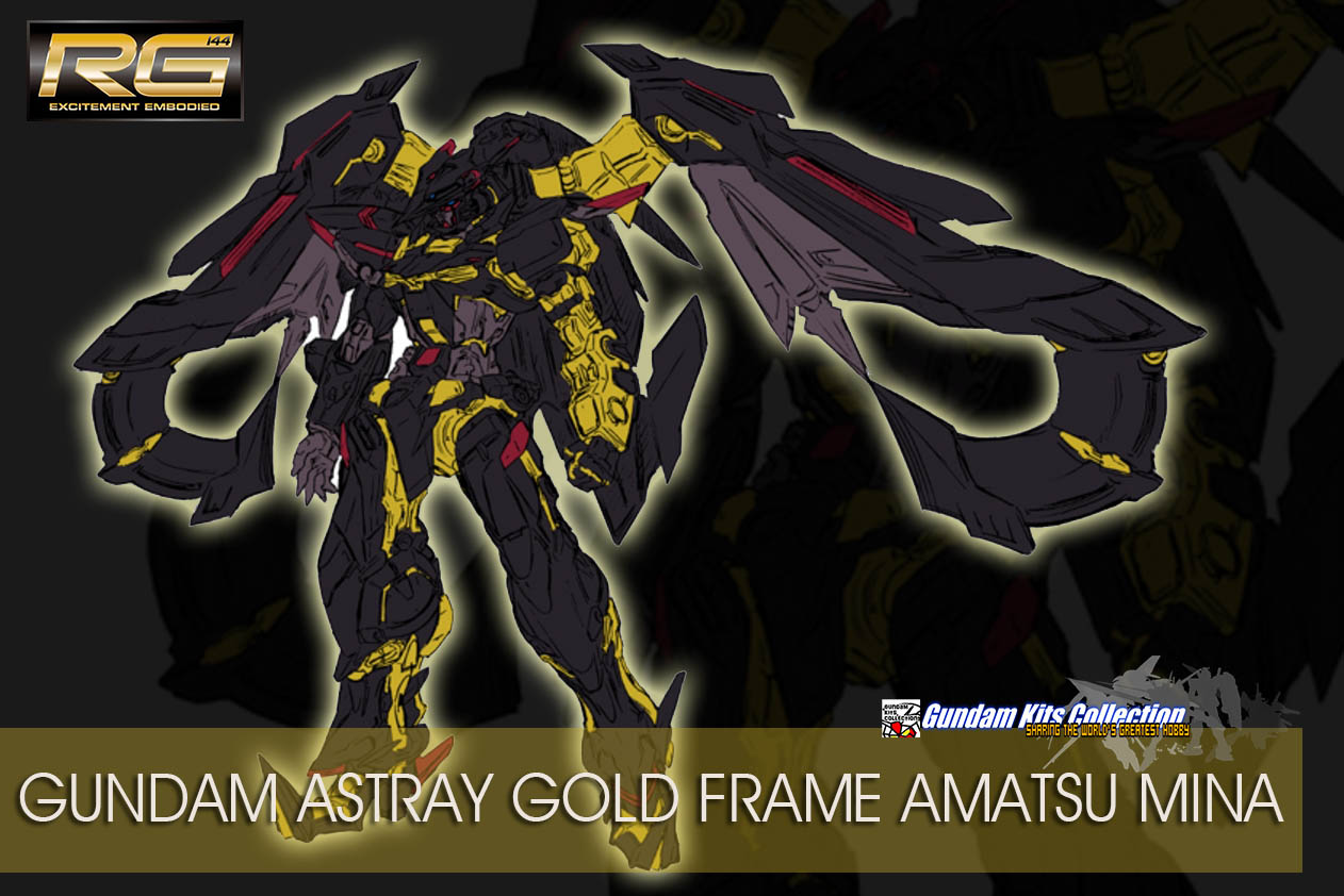 RG #24 1/144 MBF-P01-Re2 Gundam Astray Gold Frame Amatsu Mina