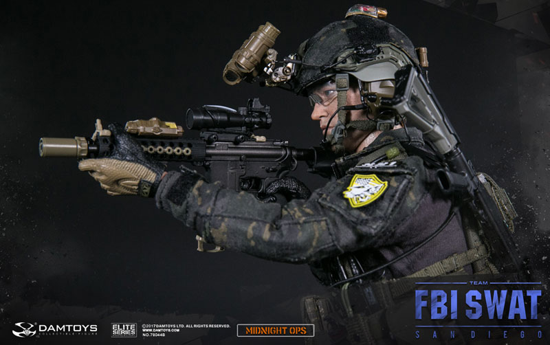 Elite Series FBI SWAT Team Agent San Diego Midnight OPS 1/6