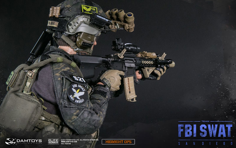 Elite Series FBI SWAT Team Agent San Diego Midnight OPS 1/6