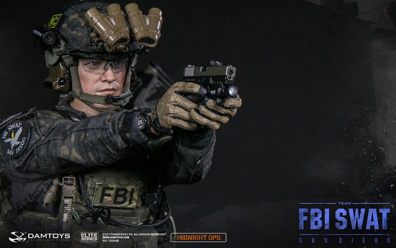 Elite Series FBI SWAT Team Agent San Diego Midnight OPS 1/6