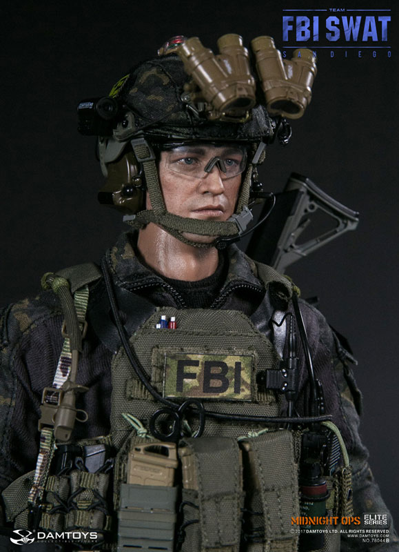Elite Series FBI SWAT Team Agent San Diego Midnight OPS 1/6