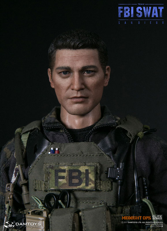 Elite Series FBI SWAT Team Agent San Diego Midnight OPS 1/6