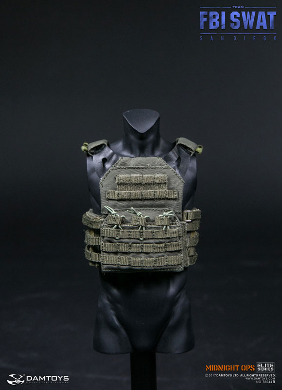 Elite Series FBI SWAT Team Agent San Diego Midnight OPS 1/6