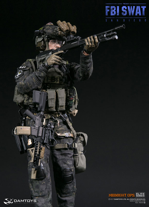 Elite Series FBI SWAT Team Agent San Diego Midnight OPS 1/6