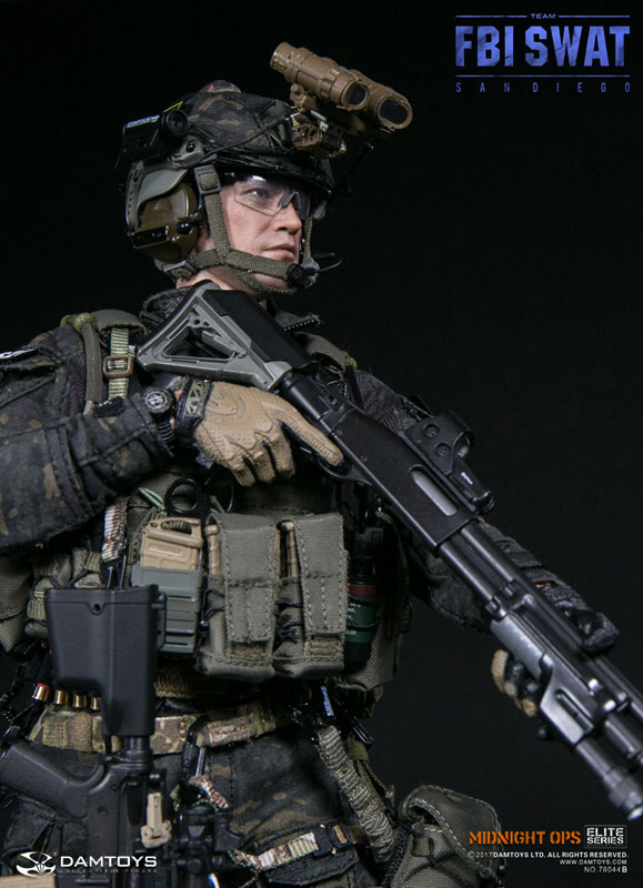Elite Series FBI SWAT Team Agent San Diego Midnight OPS 1/6