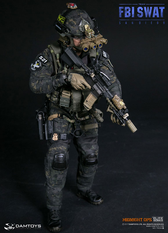 Elite Series FBI SWAT Team Agent San Diego Midnight OPS 1/6