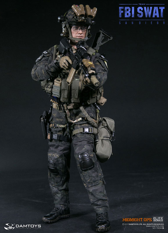 Elite Series FBI SWAT Team Agent San Diego Midnight OPS 1/6