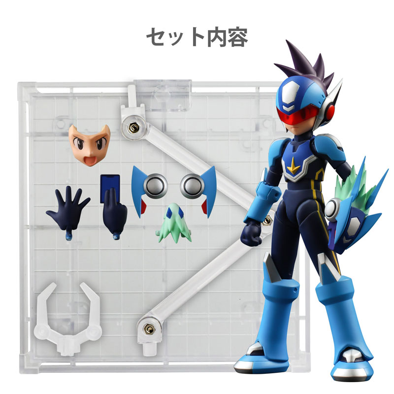 4 Inch Nel - Mega Man Star Force: Shooting Star Mega Man Action Figure