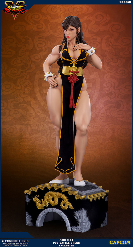 CHUN LI 1: 3 STATUE - BATTLE DRESS EXCLUSIVE Reference
