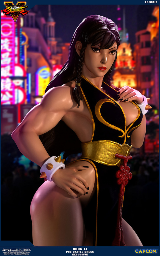 CHUN LI 1: 3 STATUE - BATTLE DRESS EXCLUSIVE Reference