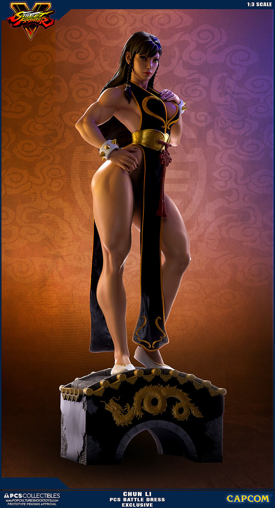 CHUN LI 1: 3 STATUE - BATTLE DRESS EXCLUSIVE Reference
