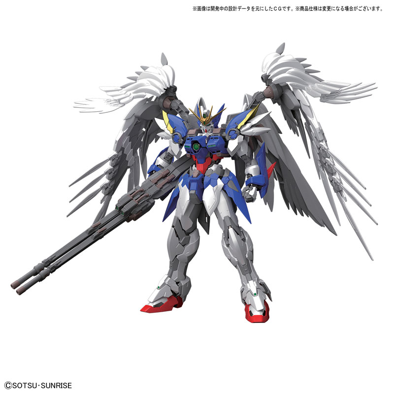 High Resolution Model 1/100 Wing Gundam Zero EW Plastic Model from Mobile Suit Gundam Wing