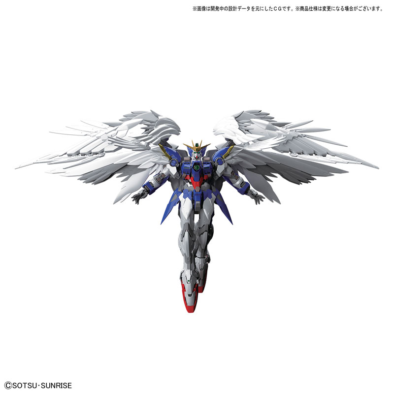 High Resolution Model 1/100 Wing Gundam Zero EW Plastic Model from Mobile Suit Gundam Wing
