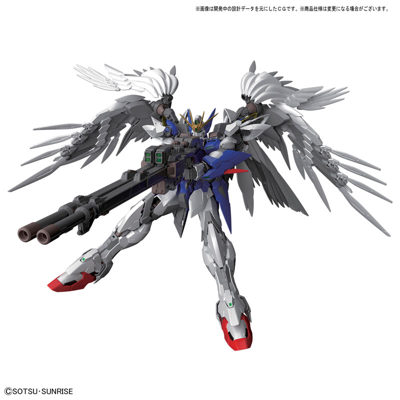 High Resolution Model 1/100 Wing Gundam Zero EW Plastic Model from Mobile Suit Gundam Wing